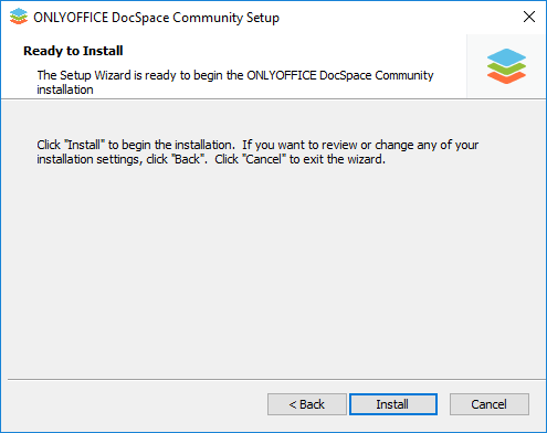Comment déployer ONLYOFFICE DocSpace Community sous Windows sur un serveur local? Étape 3.