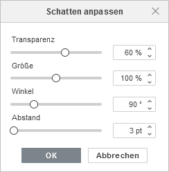 Adjust shadow