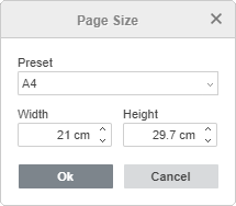 Custom Page Size