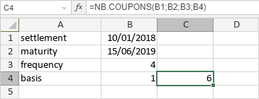 Fonction NB.COUPONS