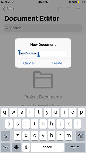 New file title