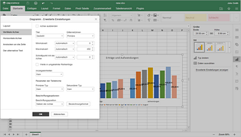 Wie kann man ein Diagramm in Excel erstellen? Schritt  3