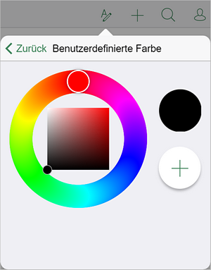 Benutzerdefinierte Farbe