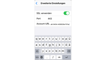 Kalender exportieren - iOS-Gerät