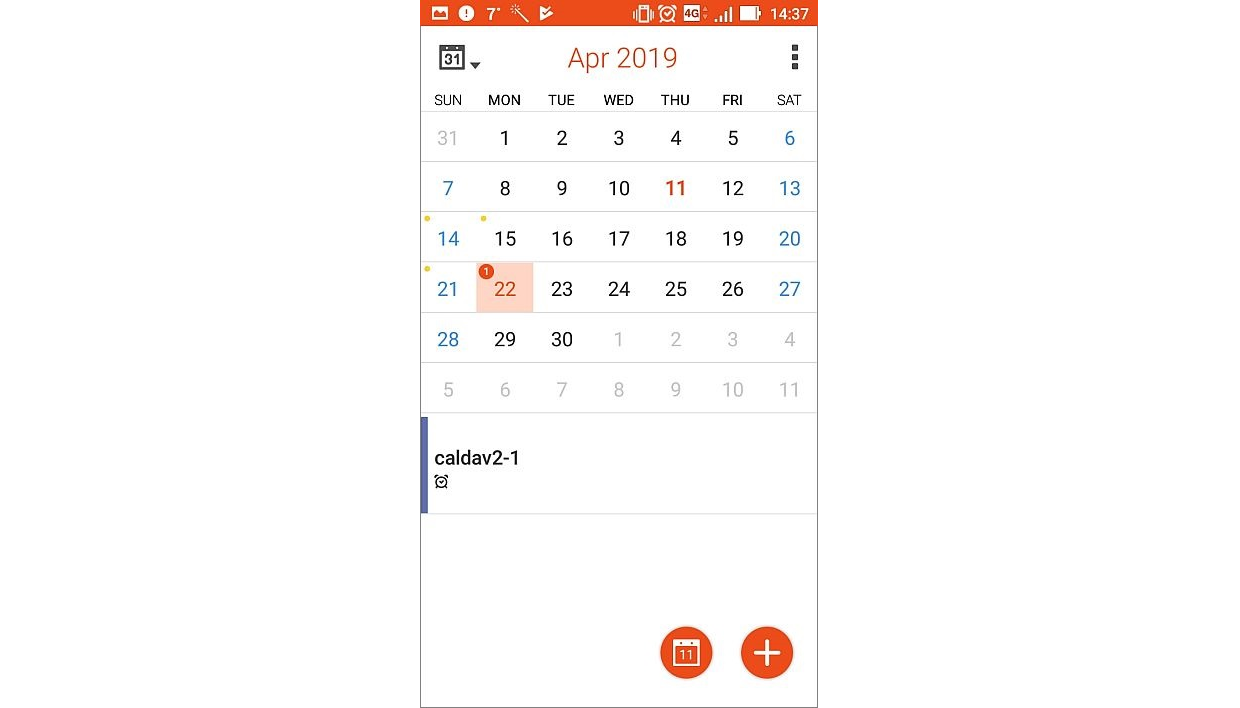 Exporting Calendar - Android device