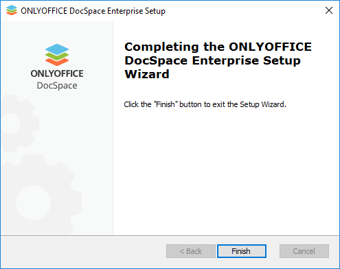 Comment déployer ONLYOFFICE DocSpace Enterprise sous Windows sur un serveur local? Étape 3.