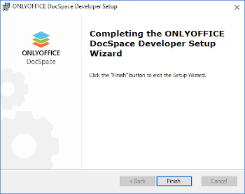 Comment déployer ONLYOFFICE DocSpace Developer sous Windows sur un serveur local? Étape 3