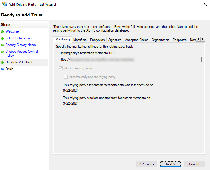 How to configure ONLYOFFICE SP and AD FS IdP