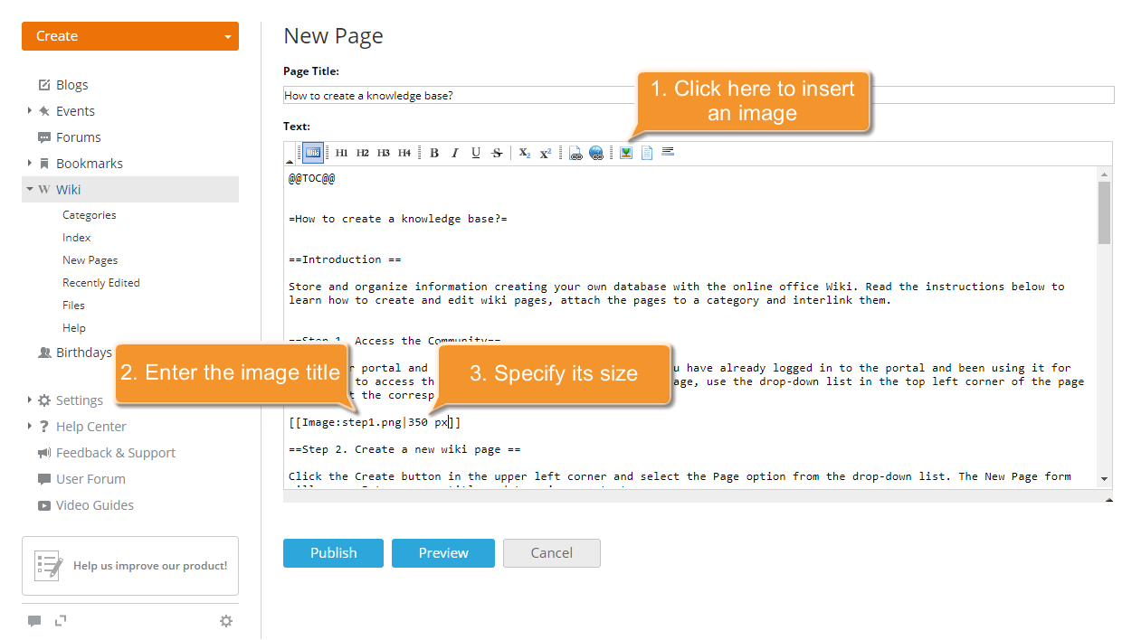 How to create a knowledge base? Step 5