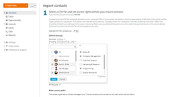 How to add contacts to CRM in bulk? Step 5
