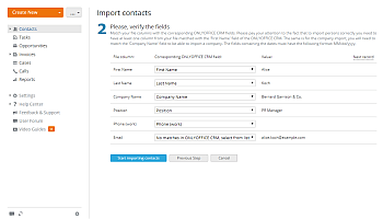 How to add contacts to CRM in bulk? Step 6
