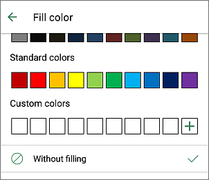 Cell Background settings local