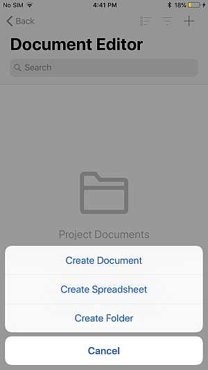Create new item