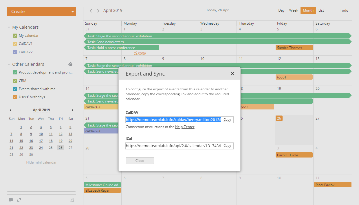 Exporting Calendar - Mozilla Thunderbird