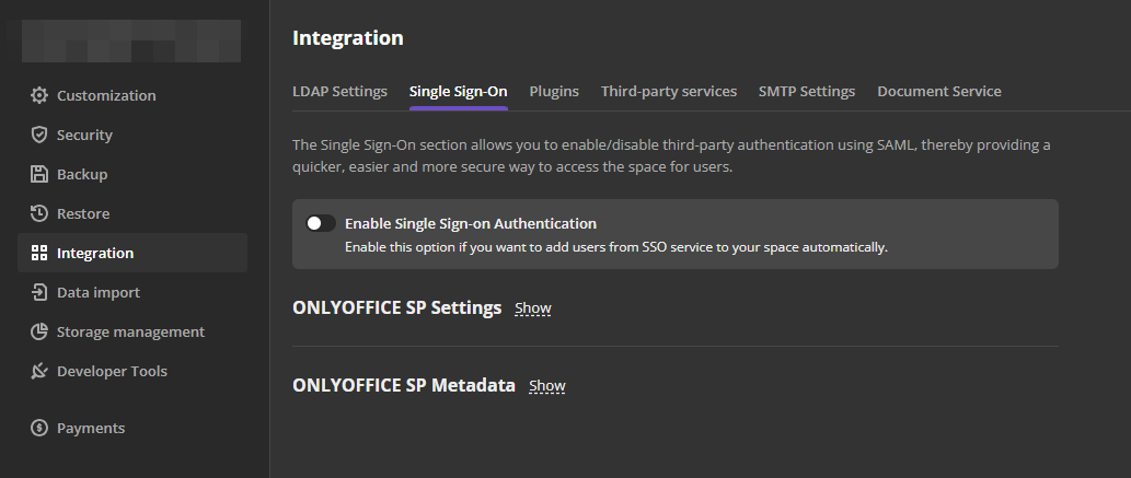 How to configure ONLYOFFICE SP and AD FS IdP